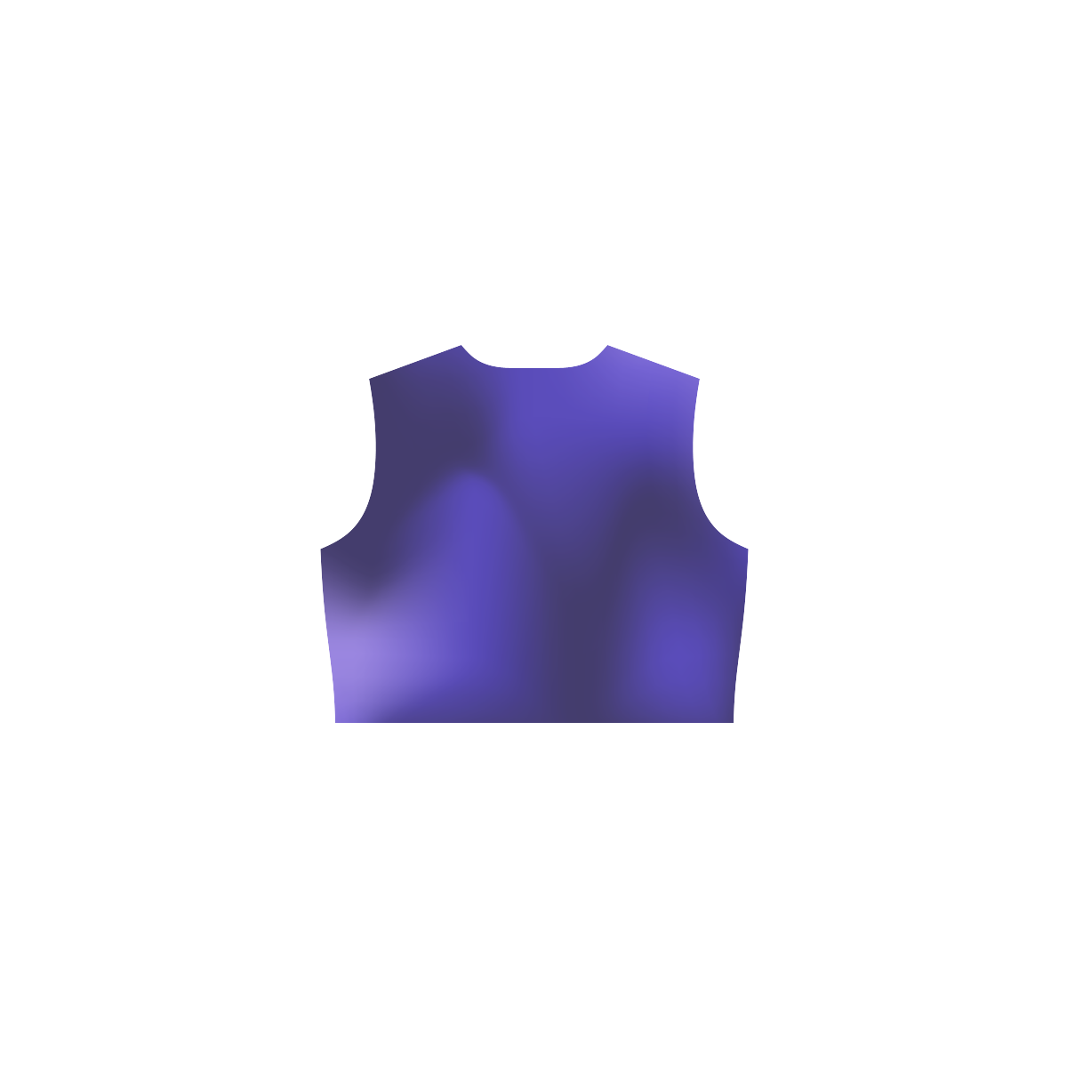 Intense Blue Colour Gradient Design Eos Women's Sleeveless Dress (Model D01)