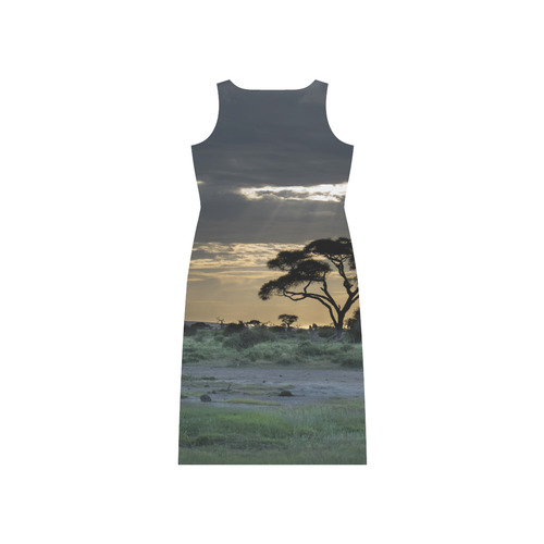 Africa_20160903 Phaedra Sleeveless Open Fork Long Dress (Model D08)