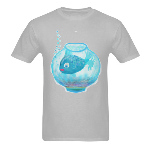 fish 1 Men's T-Shirt in USA Size (Two Sides Printing)