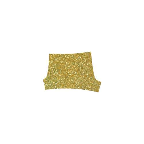 Sparkly Elegant Gold Briseis Skinny Shorts (Model L04)