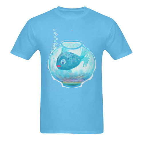 fish 1 Sunny Men's T- shirt (Model T06)