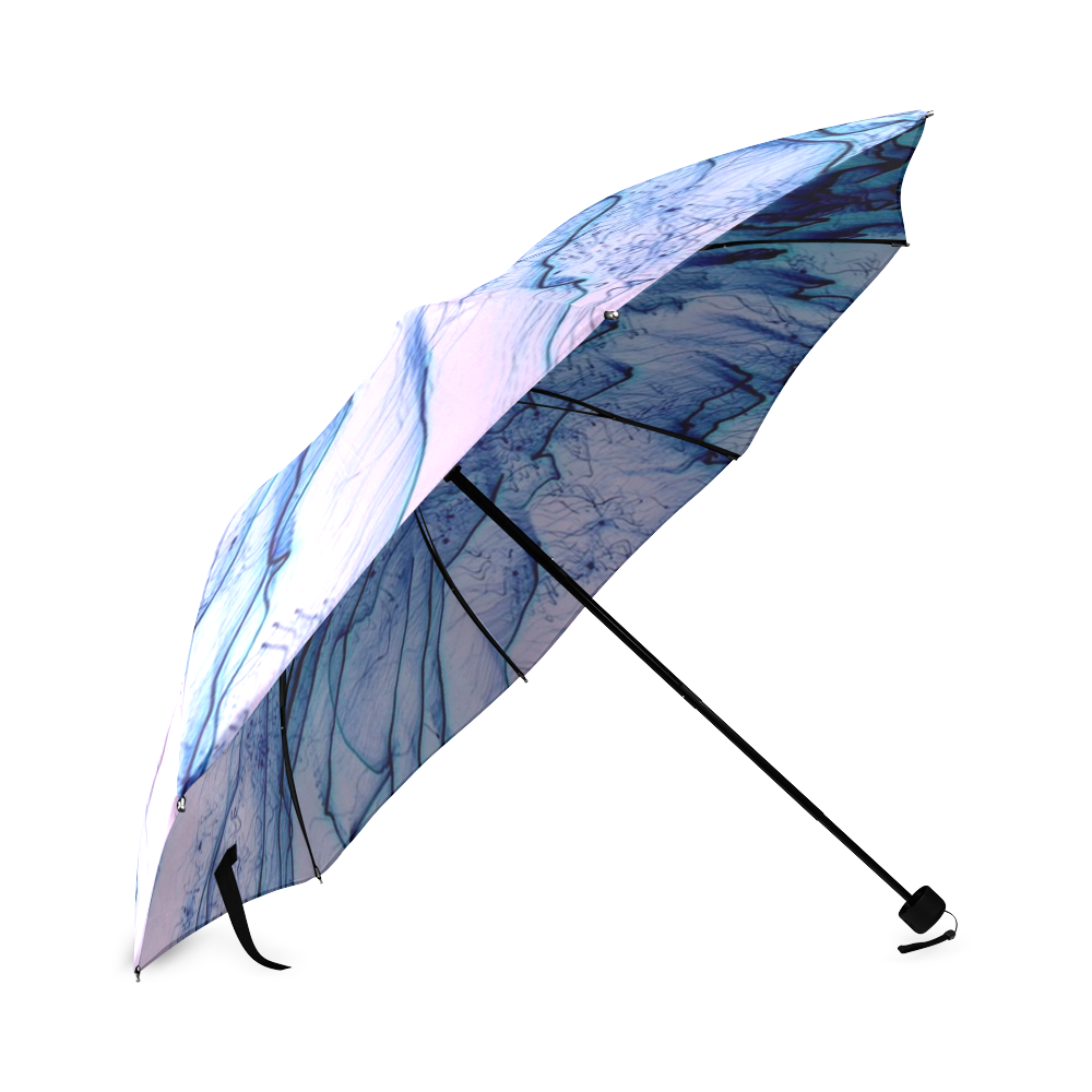 special fireworks blue Foldable Umbrella (Model U01)