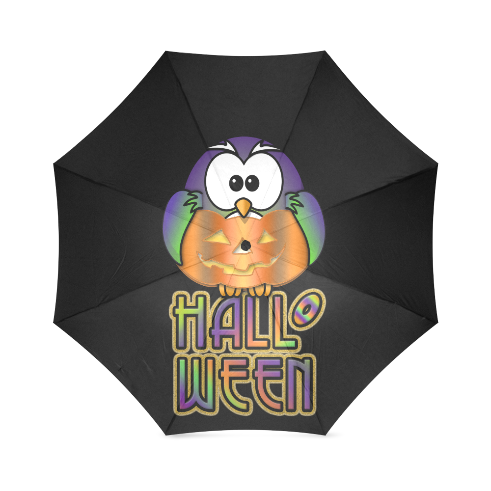 pumpkin owl Foldable Umbrella (Model U01)