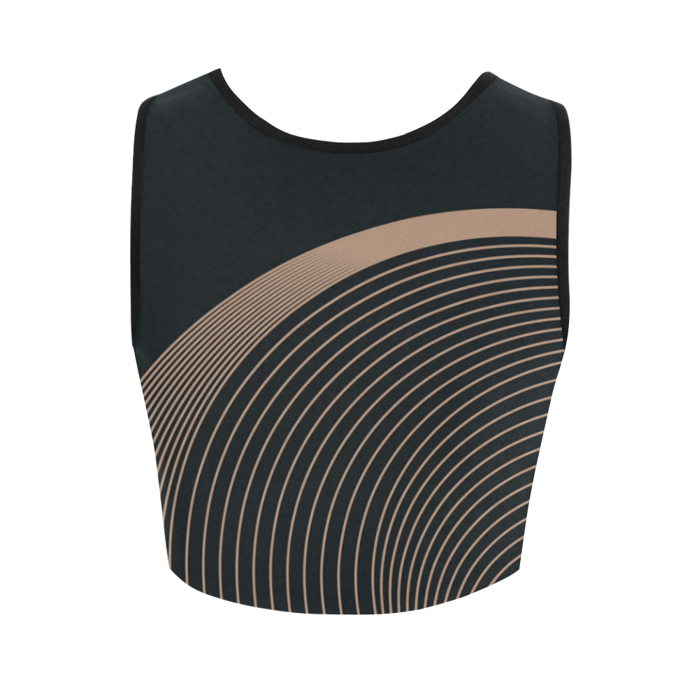 Space and Time Women's Crop Top (Model T42)