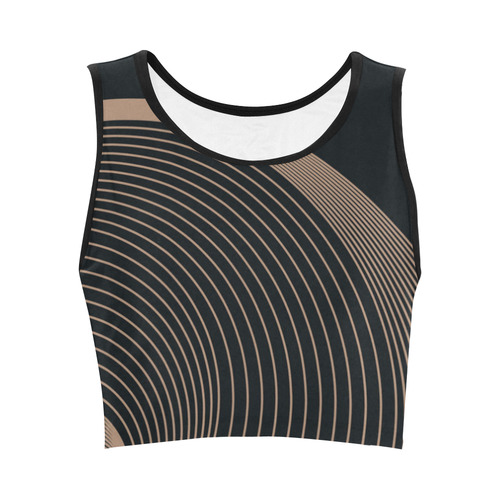 Space and Time Women's Crop Top (Model T42)