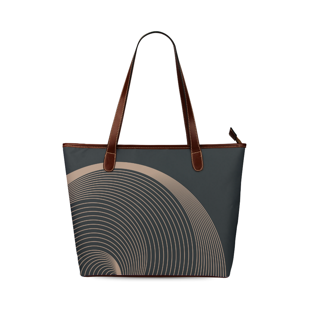 Space and Time Shoulder Tote Bag (Model 1646)