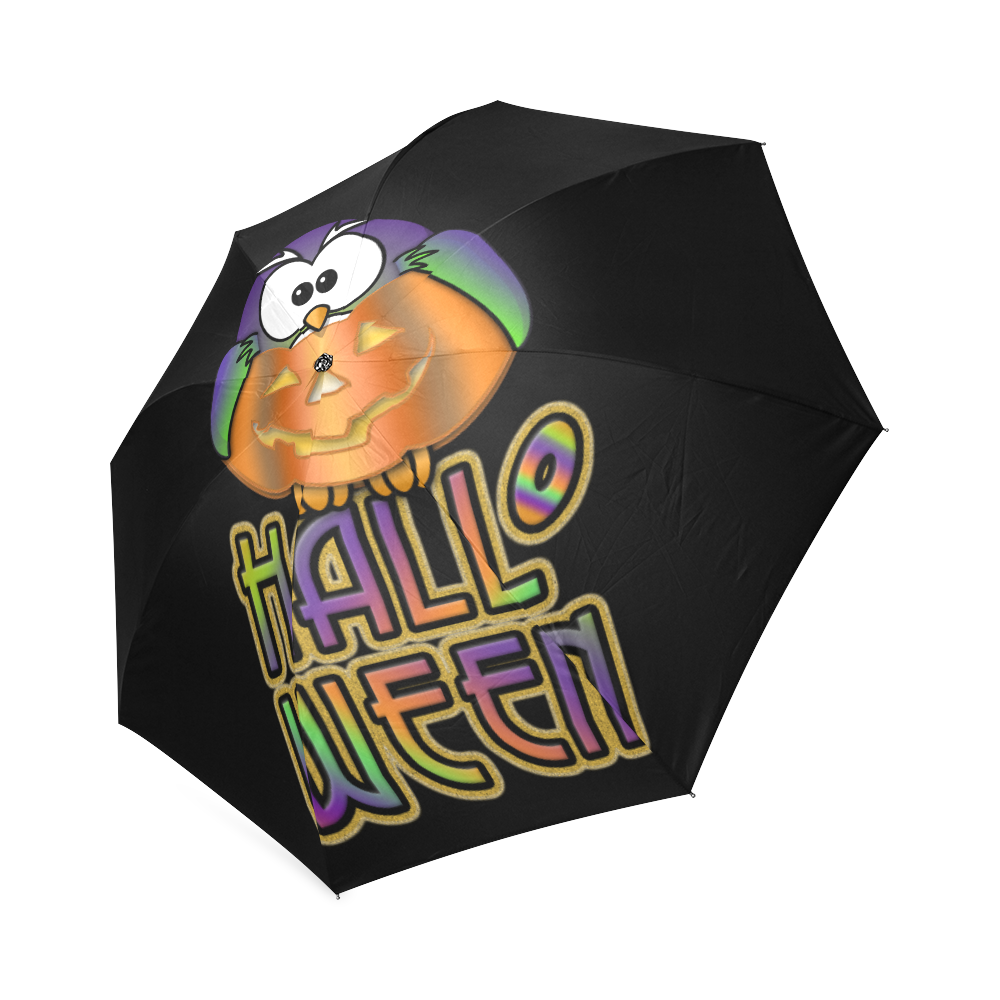 pumpkin owl Foldable Umbrella (Model U01)