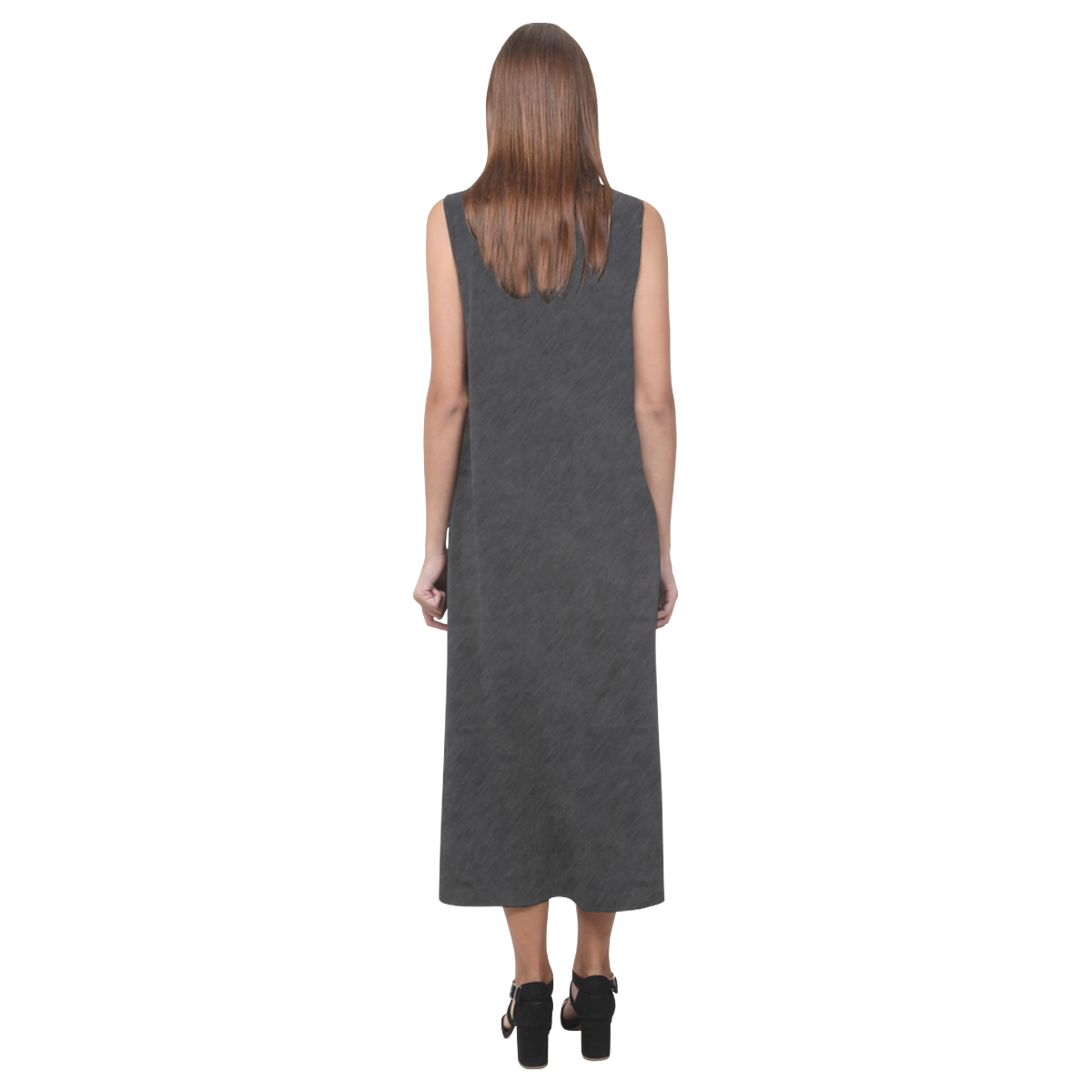 Chalkboard Phaedra Sleeveless Open Fork Long Dress (Model D08)