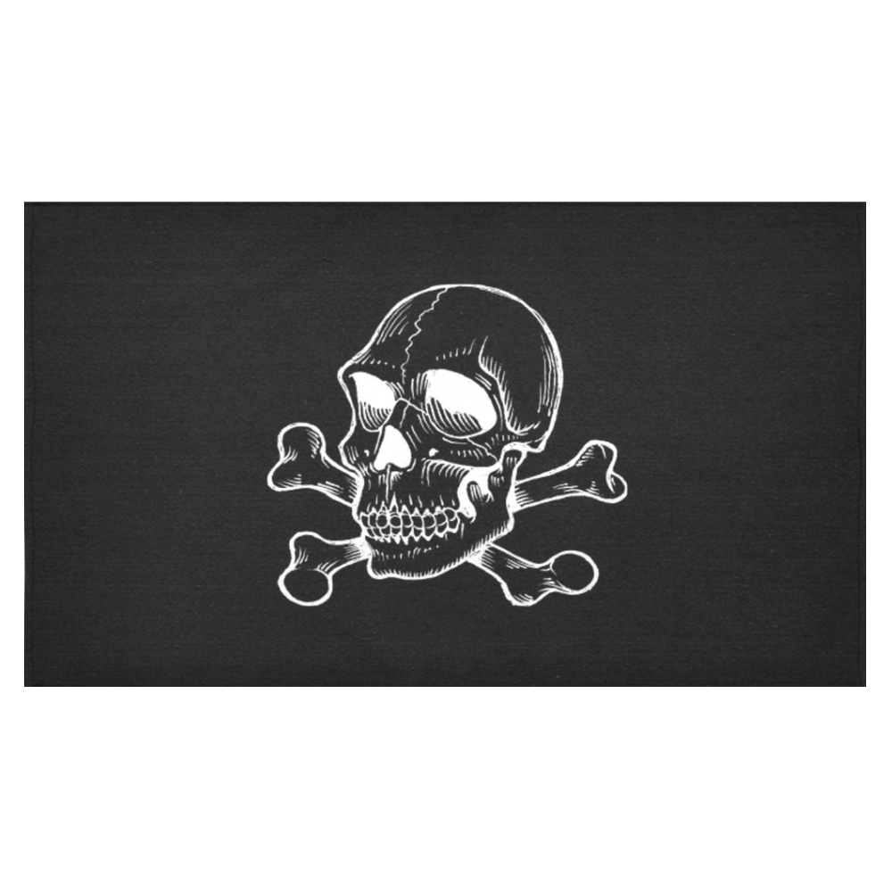 Skull 816 (Halloween) Cotton Linen Tablecloth 60"x 104"