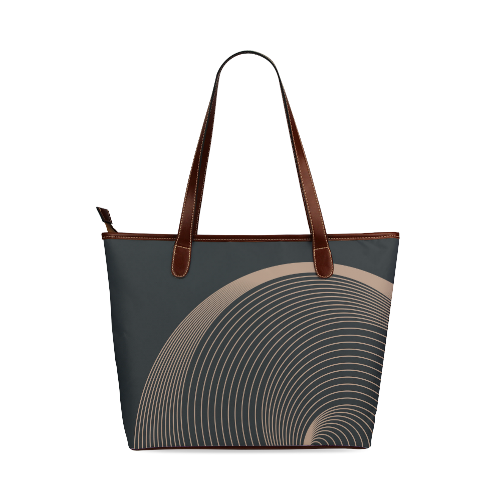 Space and Time Shoulder Tote Bag (Model 1646)