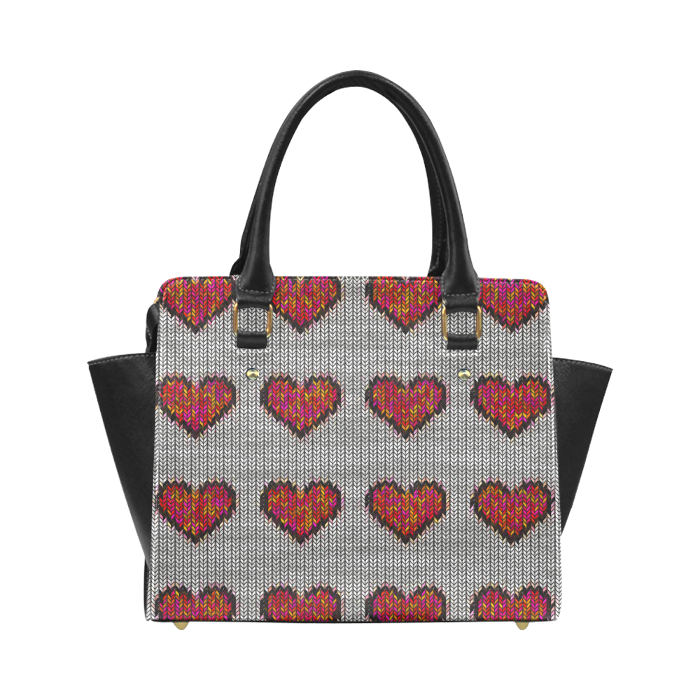 heart pattern Classic Shoulder Handbag (Model 1653)