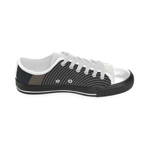 Space and Time Men's Classic Canvas Shoes (Model 018)