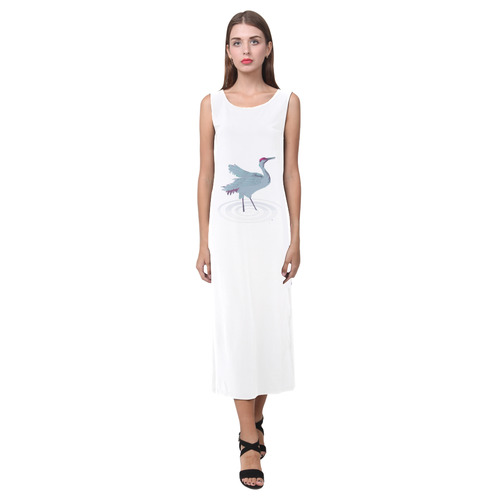 Swan love Phaedra Sleeveless Open Fork Long Dress (Model D08)