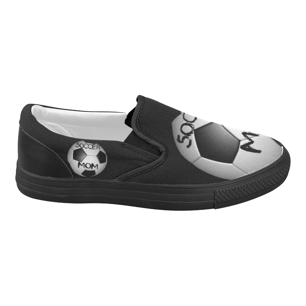 Soccer Mom by Martina Webster Women's Slip-on Canvas Shoes (Model 019)