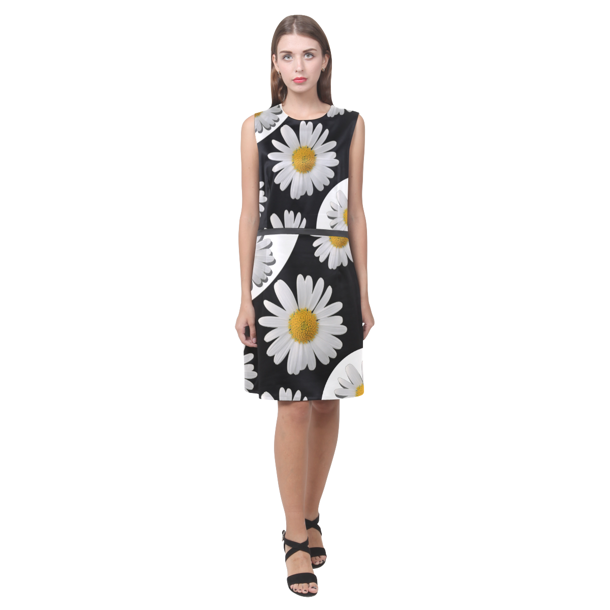 Daisy Eos Women's Sleeveless Dress (Model D01)