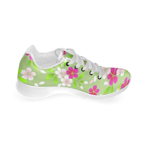 Holiday Vintage Japanese Floral Pattern Women’s Running Shoes (Model 020)