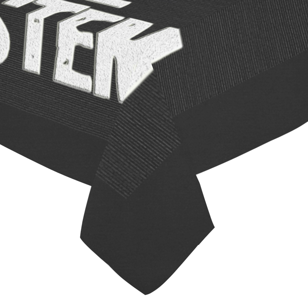 Fuck The System Cotton Linen Tablecloth 52"x 70"