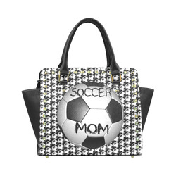 Soccer Mom by Martina Webster Rivet Shoulder Handbag (Model 1645)