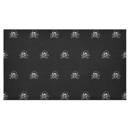 Skull 816 (Halloween) pattern Cotton Linen Tablecloth 60"x 104"