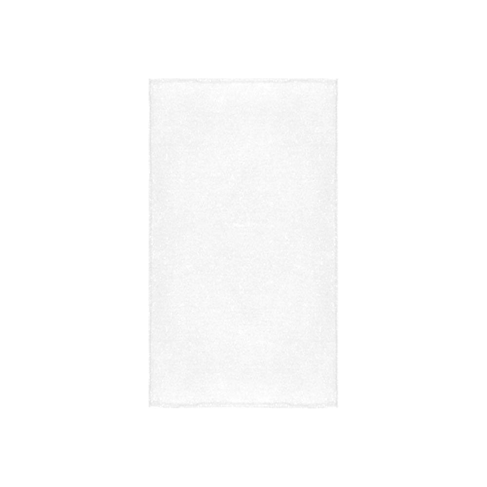 White Yellow  Pattern Custom Towel 16"x28"