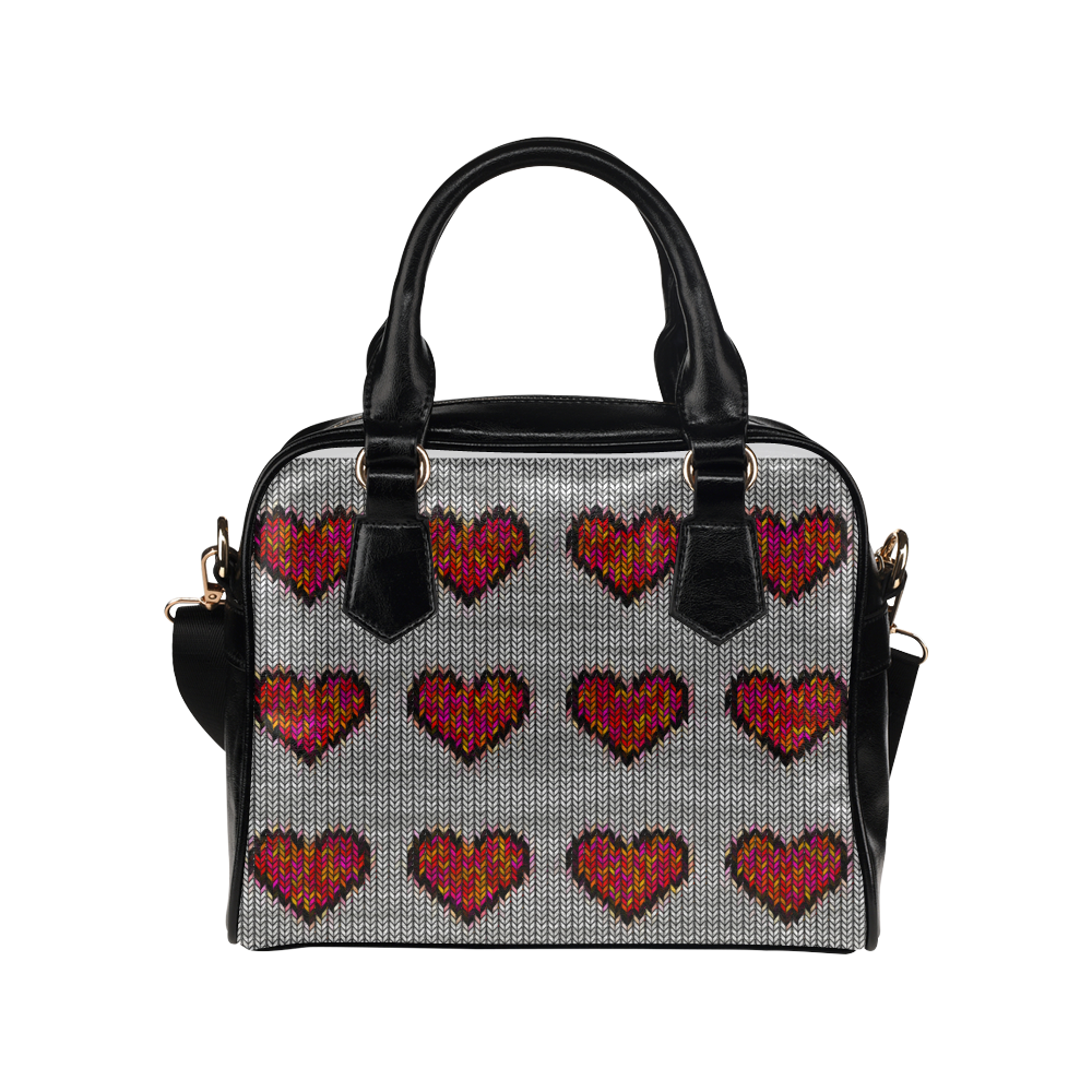 heart pattern Shoulder Handbag (Model 1634)