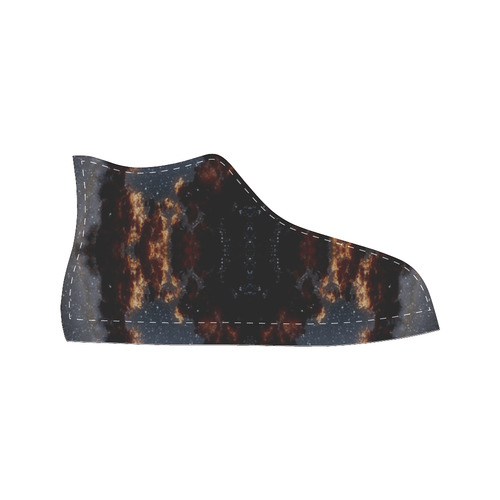 NASA: Black Hole Eating a Star Astronomy Abstract Women's Classic High Top Canvas Shoes (Model 017)