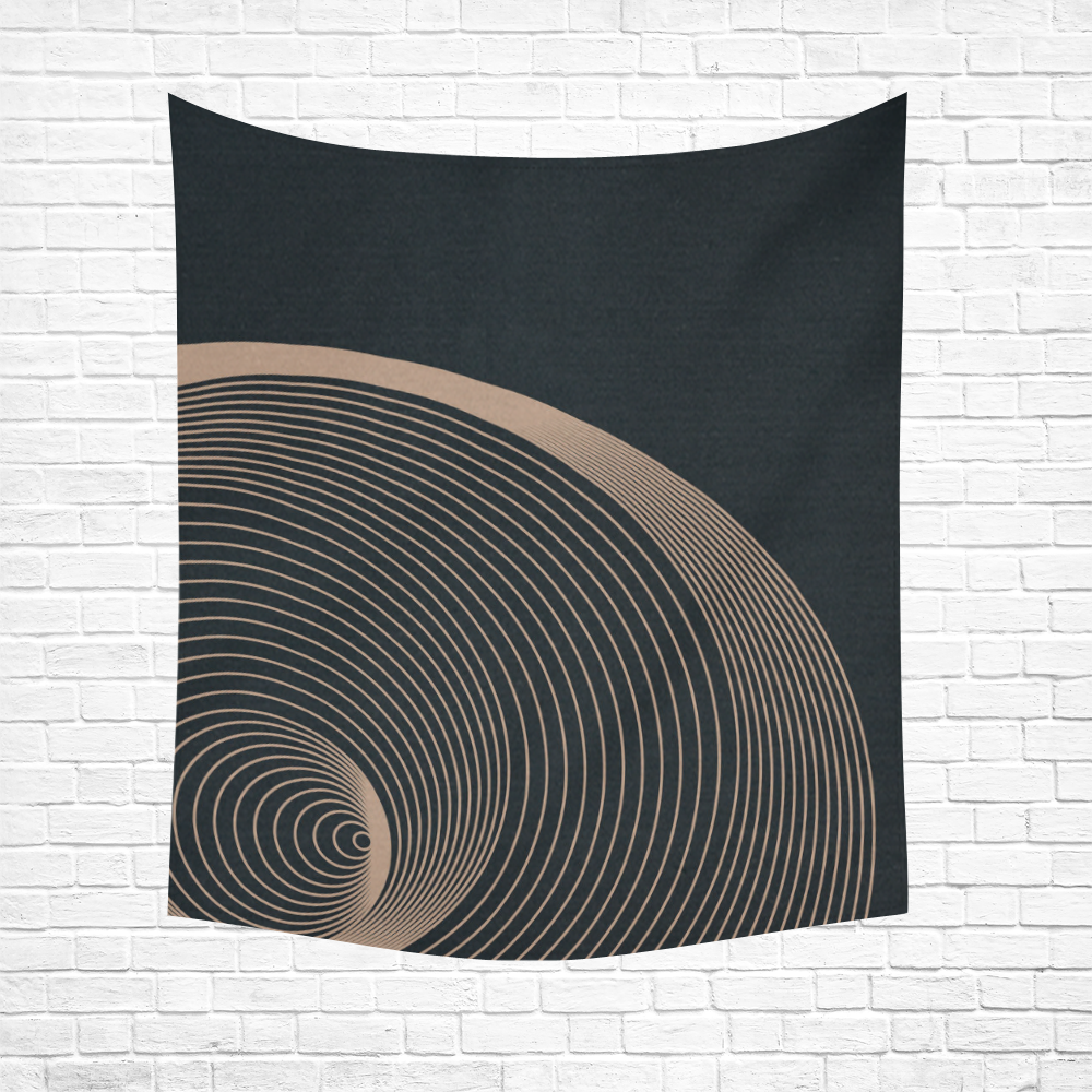 Space and Time Cotton Linen Wall Tapestry 51"x 60"