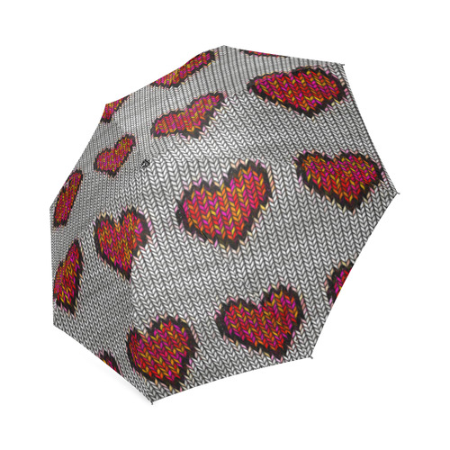 heart pattern Foldable Umbrella (Model U01)