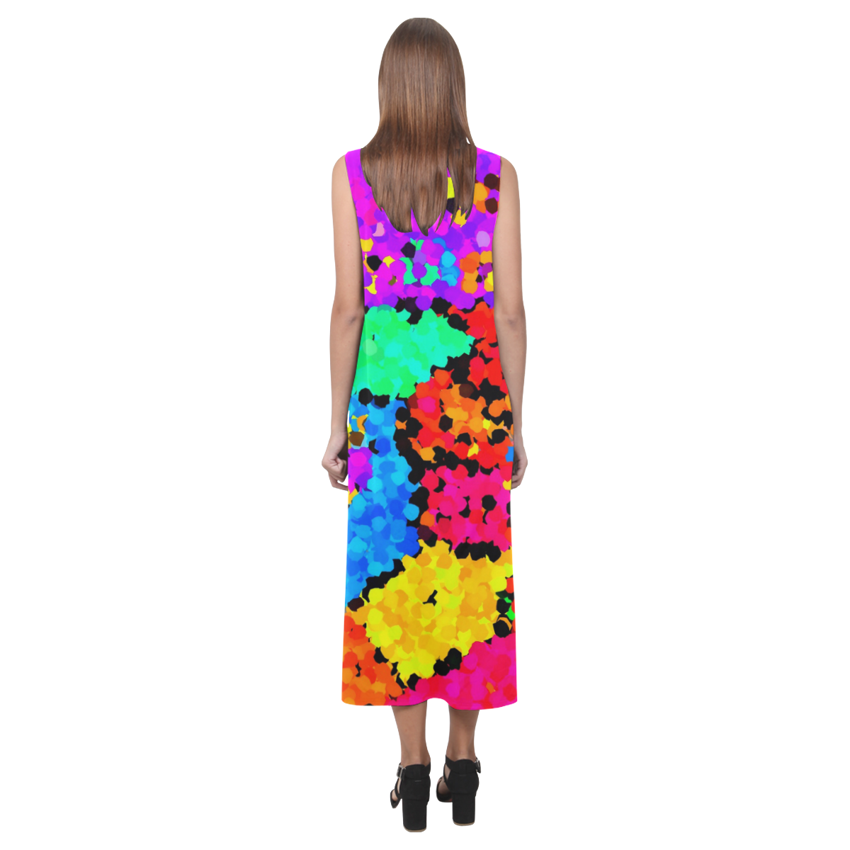 confetti by Artdream Phaedra Sleeveless Open Fork Long Dress (Model D08)