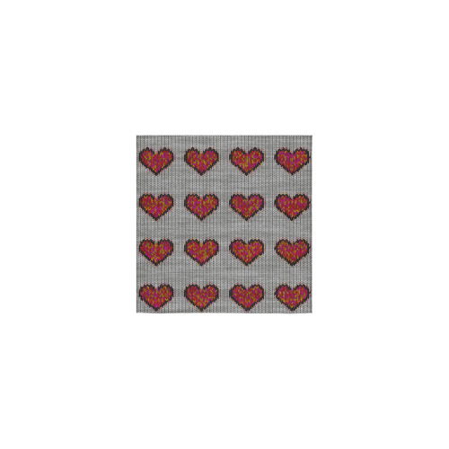 heart pattern Square Towel 13“x13”