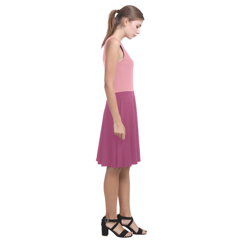 Peony and Cactus Flower Atalanta Casual Sundress(Model D04)