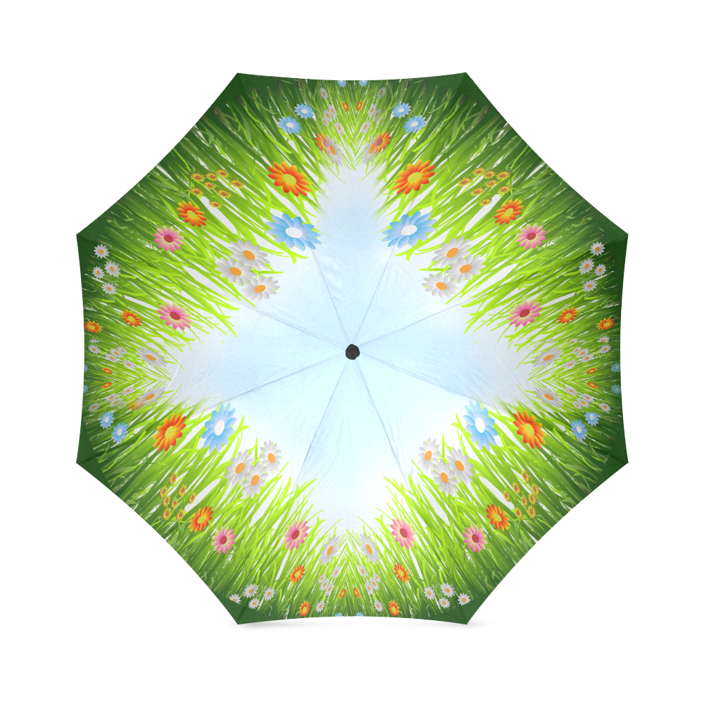 Teach Peace landscape Foldable Umbrella (Model U01)