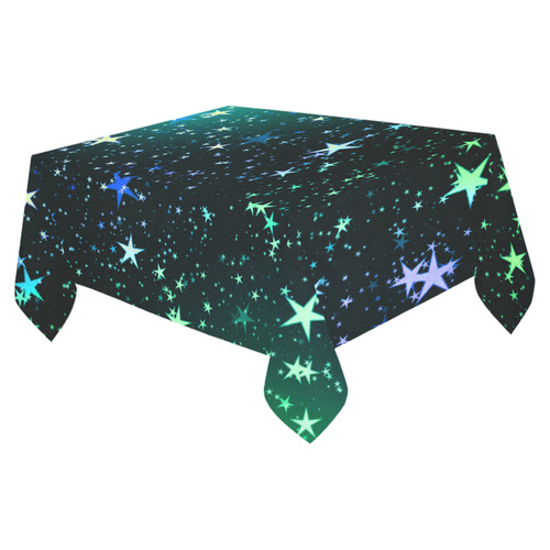 Stars 20160901 Cotton Linen Tablecloth 52"x 70"