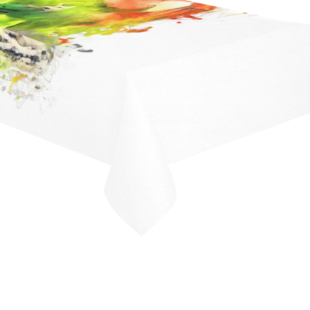 lovebird Cotton Linen Tablecloth 60"x120"