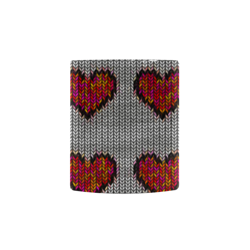 heart pattern Custom Morphing Mug