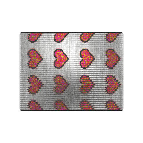 heart pattern Blanket 50"x60"