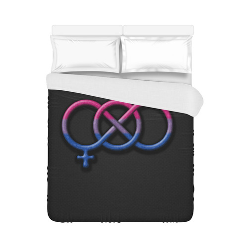 Bisexual Pride Gender Knot Duvet Cover 86"x70" ( All-over-print)