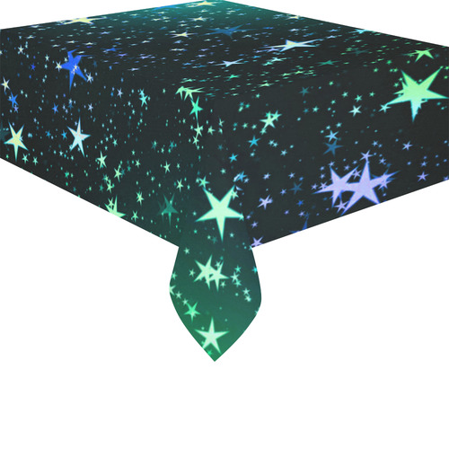 Stars 20160901 Cotton Linen Tablecloth 52"x 70"