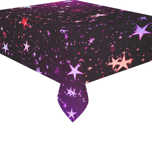 Stars 20160904 Cotton Linen Tablecloth 52"x 70"