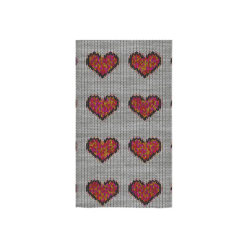 heart pattern Custom Towel 16"x28"