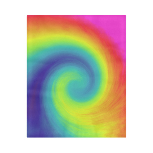 rainbow swirl Duvet Cover 86"x70" ( All-over-print)