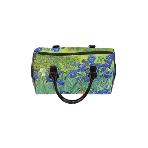 Van Gogh Irises Fine Floral Art Boston Handbag (Model 1621)