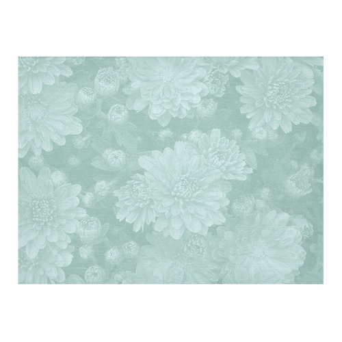 soft floral dreams D Cotton Linen Tablecloth 52"x 70"