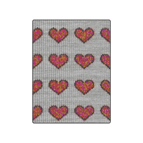 heart pattern Blanket 50"x60"