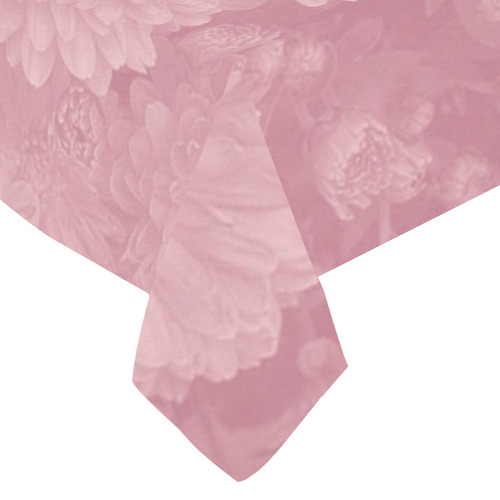 soft floral dreams B Cotton Linen Tablecloth 60"x 84"