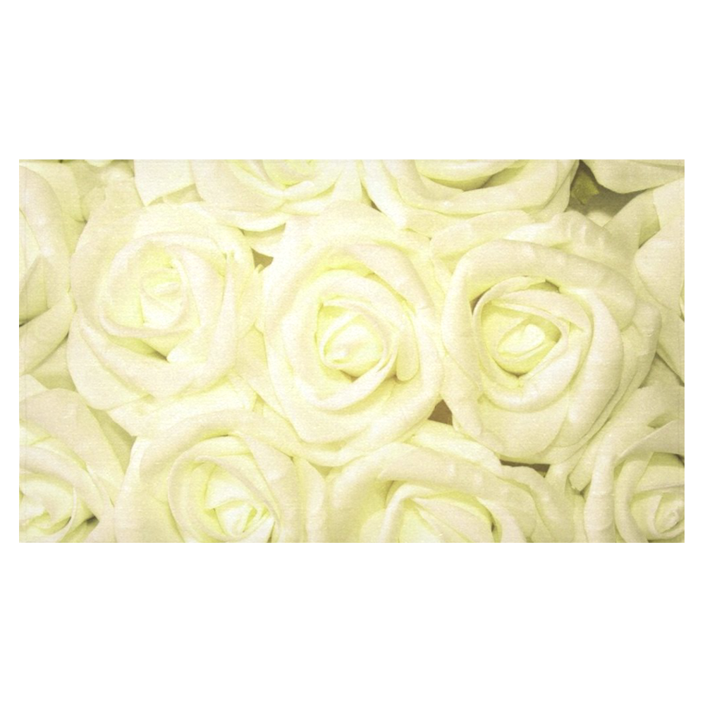 gorgeous roses C Cotton Linen Tablecloth 60"x 104"