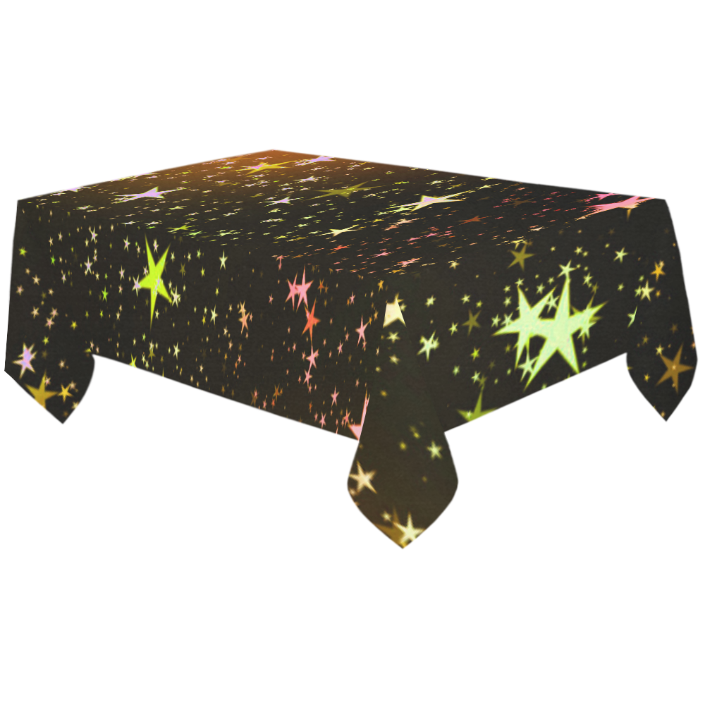 Stars 20160903 Cotton Linen Tablecloth 60"x120"