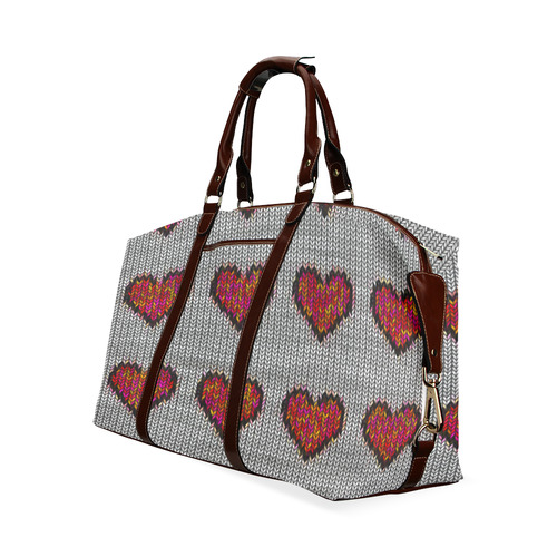 heart pattern Classic Travel Bag (Model 1643)