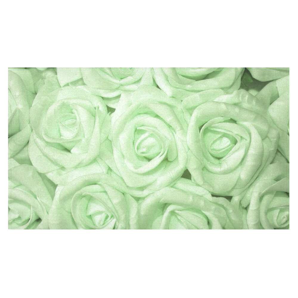 gorgeous roses A Cotton Linen Tablecloth 60"x 104"