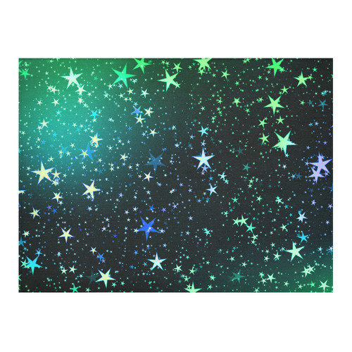 Stars 20160901 Cotton Linen Tablecloth 52"x 70"